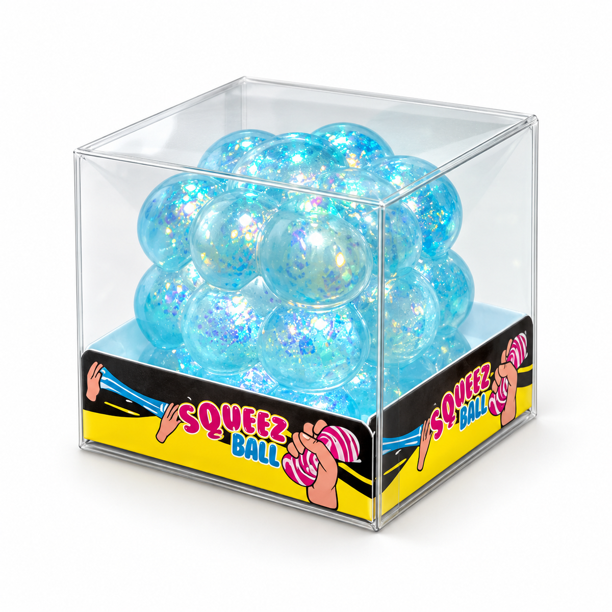 Glitter Squeeze Ball – Antistres loptica sa šljokicama