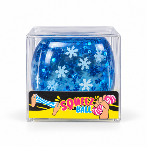 Snowflake Squeeze Ball – Antistres loptica sa pahuljicama