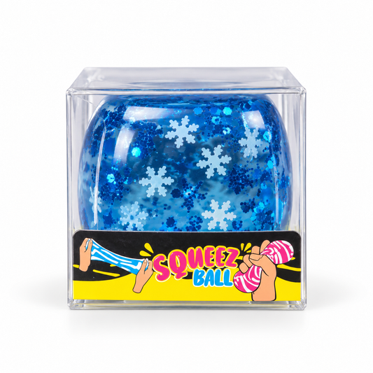 Snowflake Squeeze Ball – Antistres loptica sa pahuljicama