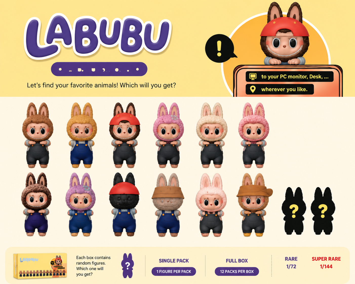 Labubu mini figurica