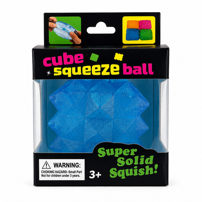Spiky Cube Squishy – mirisna antistres igračka sa reljefnim ivicama