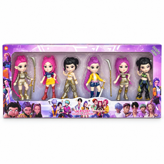 K‑Pop Demon Hunters – set od 6 lutkica sa dodacima