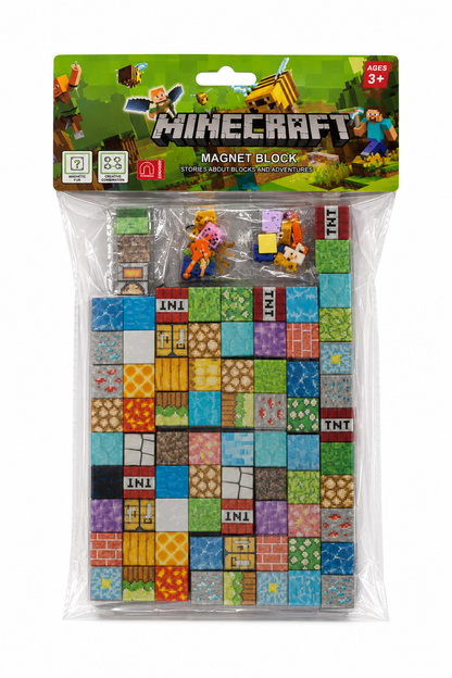 Minecraft magnetne kocke – set za slaganje i građenje