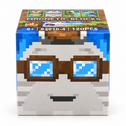 3D Magnetne Kocke "Pixel World" - Edukativni Set za Građenje