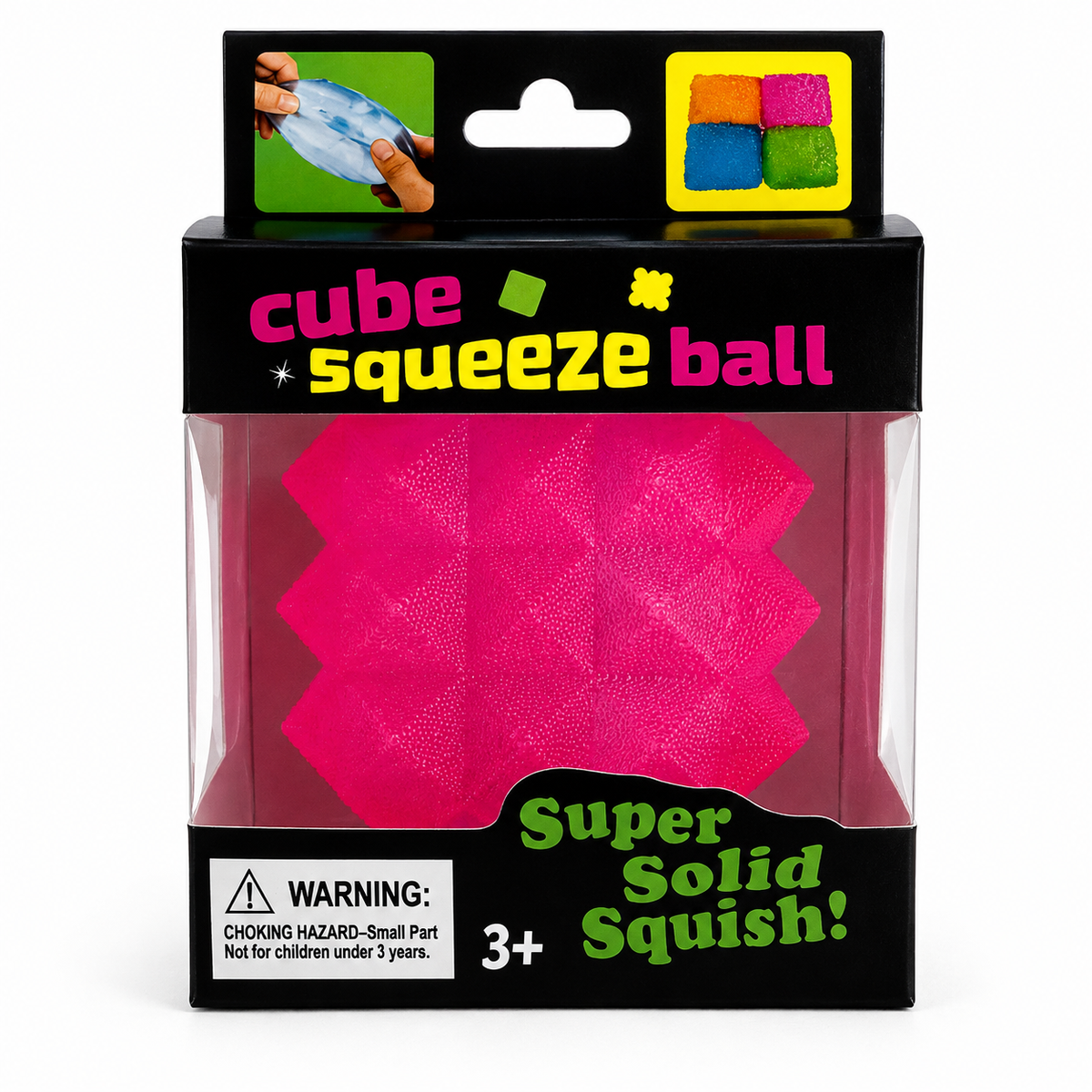 Spiky Cube Squishy – mirisna antistres igračka sa reljefnim ivicama