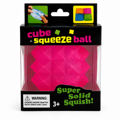Spiky Cube Squishy – mirisna antistres igračka sa reljefnim ivicama