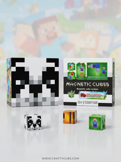 3D Magnetne Kocke "Pixel World" - Edukativni Set za Građenje