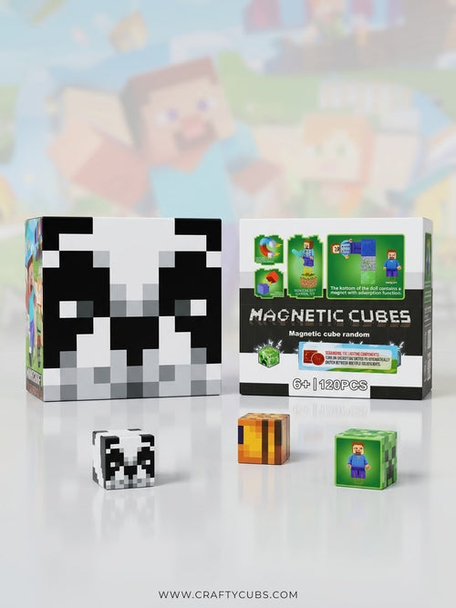 3D Magnetne Kocke "Pixel World" - Edukativni Set za Građenje
