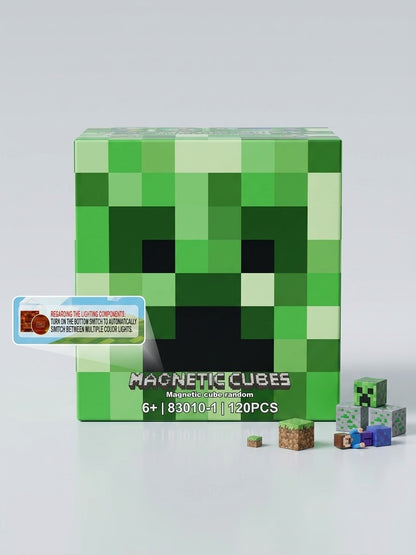 3D Magnetne Kocke "Pixel World" - Edukativni Set za Građenje