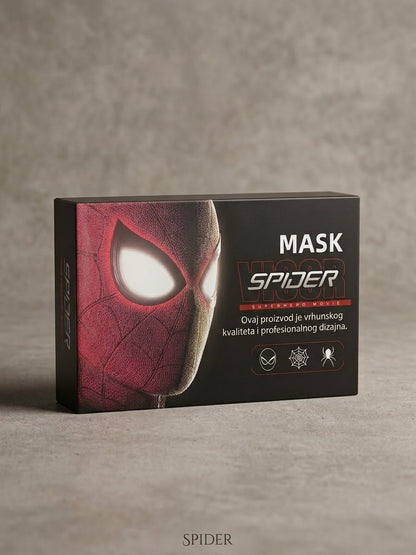 Spider Hero maska sa pokretnim očima – realistična maska sa efektom treptanja