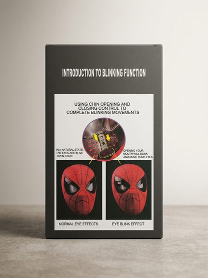 Spider Hero maska sa pokretnim očima – realistična maska sa efektom treptanja
